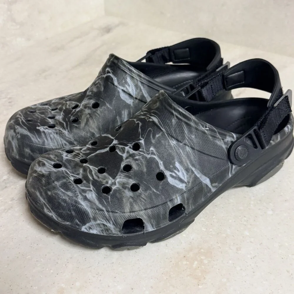 Crocs Camouflage Iconic Comfort Elements Adjustable Slides Men’s 9 Women’s 11